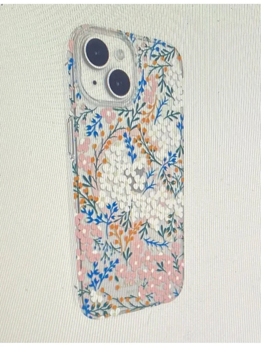 Kate Spade Case for iPhone 15/14/13 Rose/Green Floral with Gems